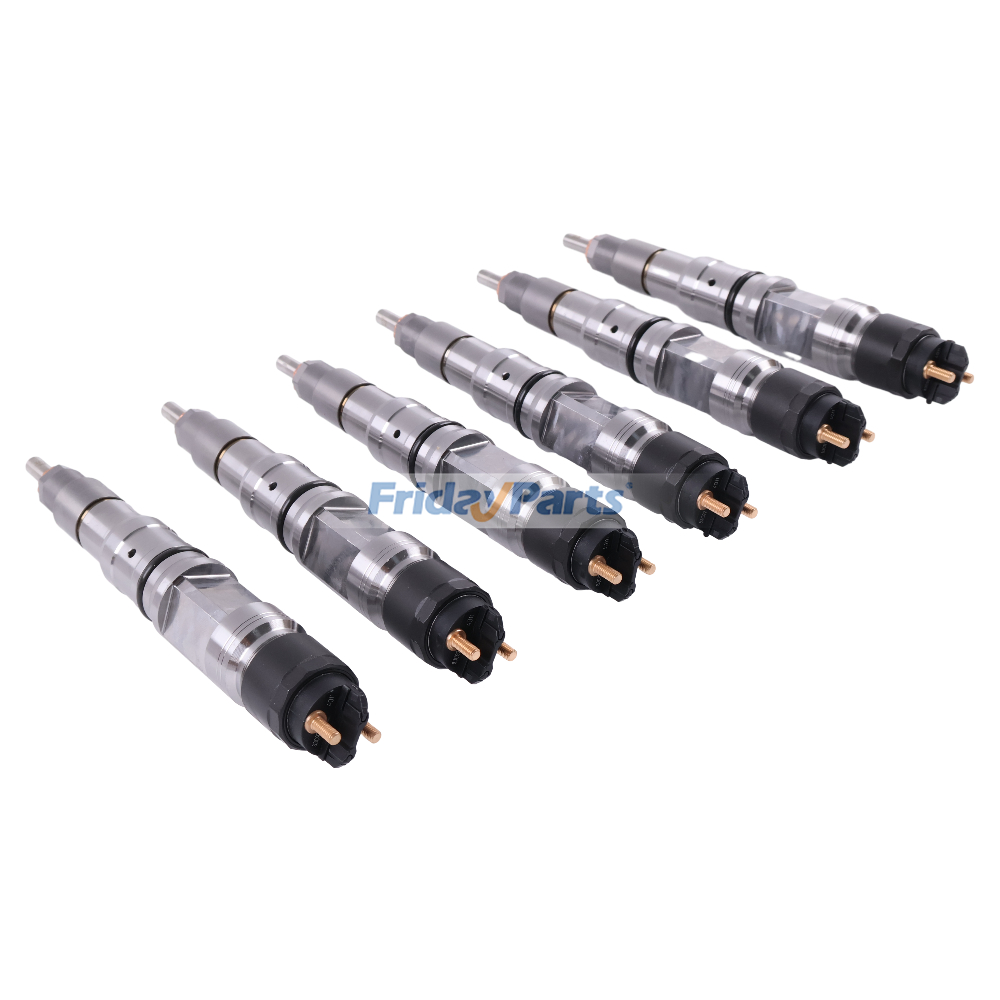 6 inyectores de combustible 5010732R92 3005783C92 0445124010 para motor internacional MaxxForce 11 13 camión 7600 8600 LoneStar para Motor,Camión Para OTRA MARCA FridayParts