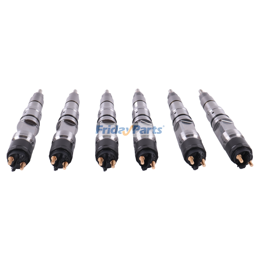 6 inyectores de combustible 5010732R92 3005783C92 0445124010 para motor internacional MaxxForce 11 13 camión 7600 8600 LoneStar