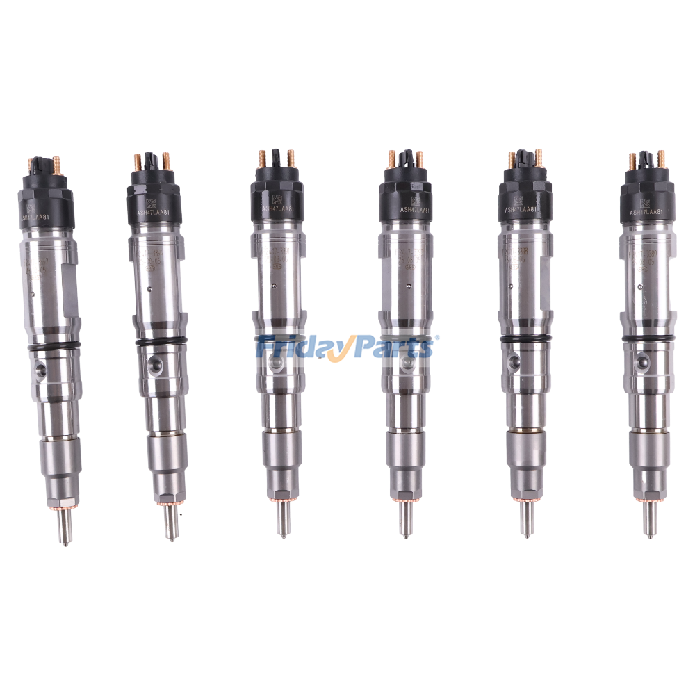 6 Pieces Fuel Injector 5010732R92 3005783C92 0445124010 for International Engine MaxxForce 11 13 Truck 7600 8600 LoneStar