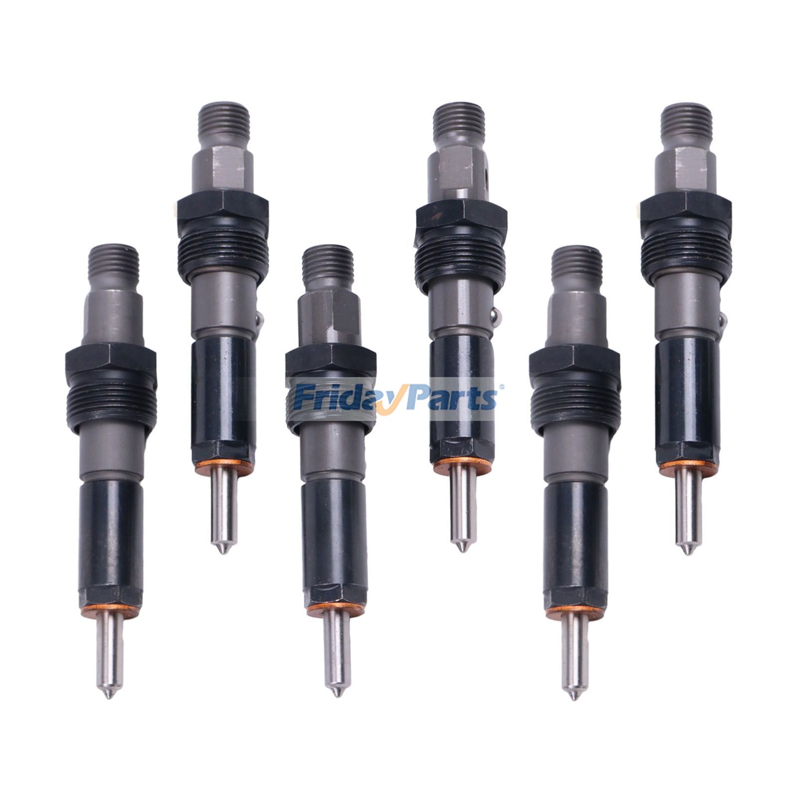 6 stück Kraftstoff Injektor 6736-13-3100 6736133100 für Komatsu Motor SA6D102E-2