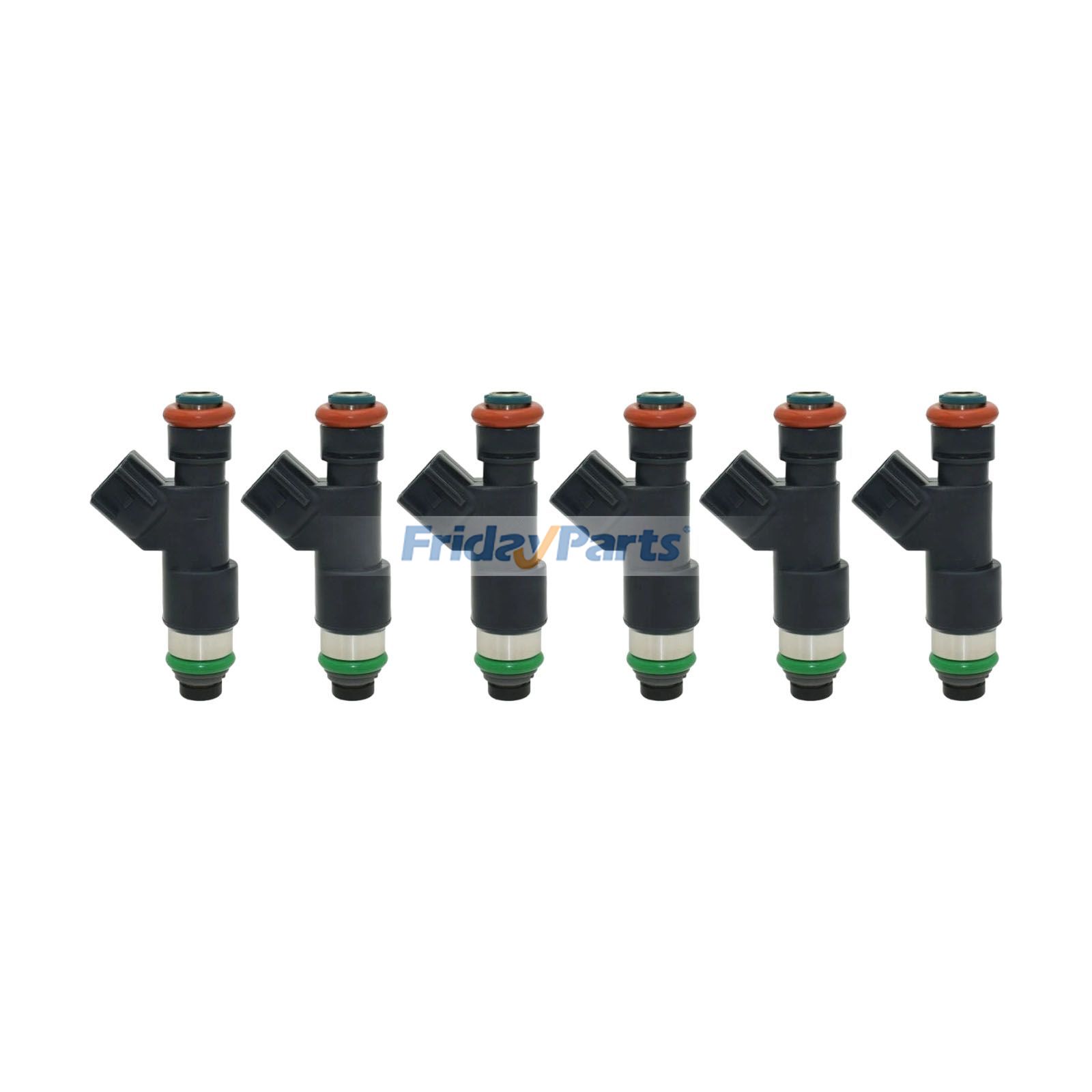 6 Pieces Fuel Injector 7G9N-AC 30777502 for Volvo S60 S80 V60 V70 XC60 XC70 2007-2016