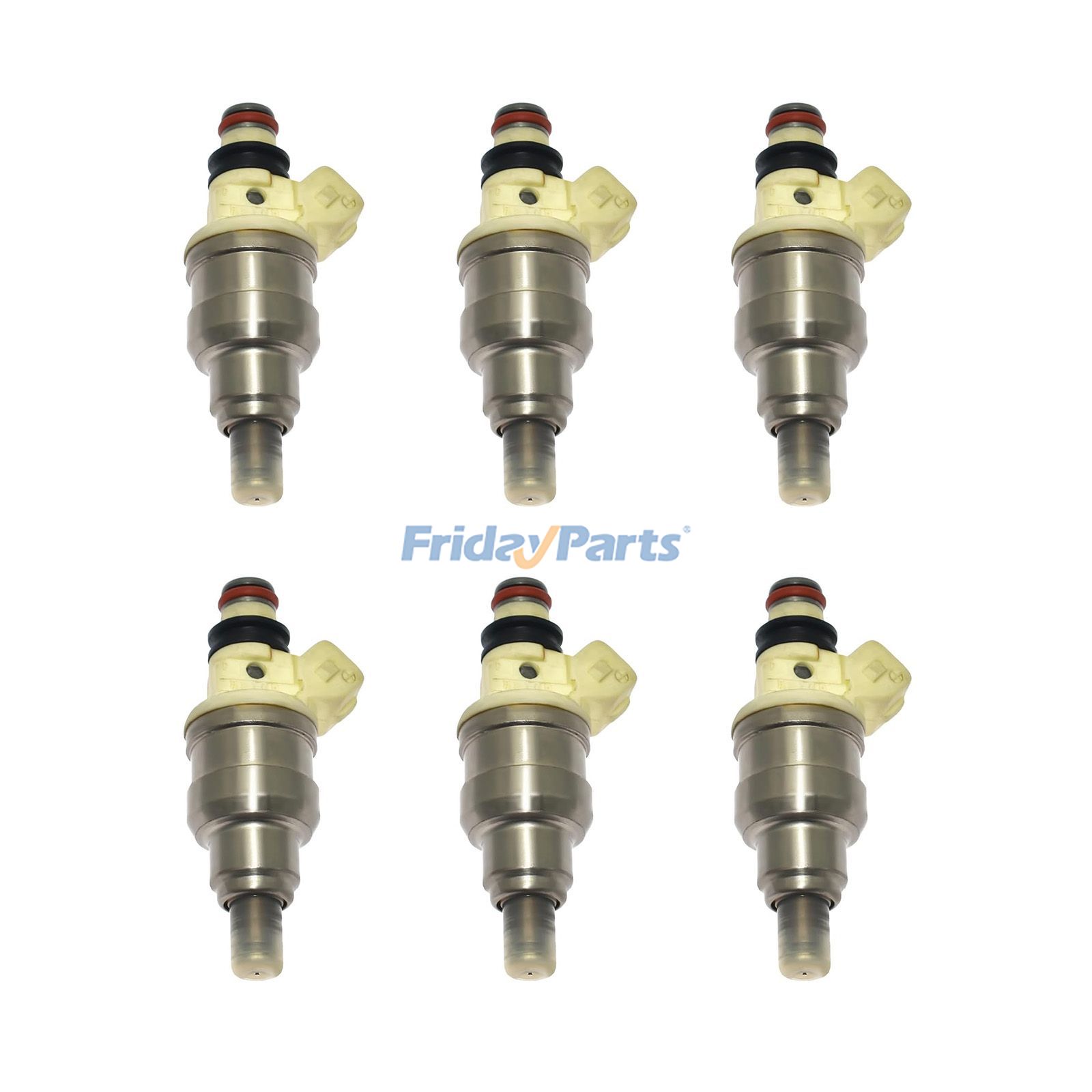 6 Pieces Fuel Injector MD141263 FJ128 INP051 for Mitsubishi Montero Sigma 3.0L Dodge Colt Raider Ram