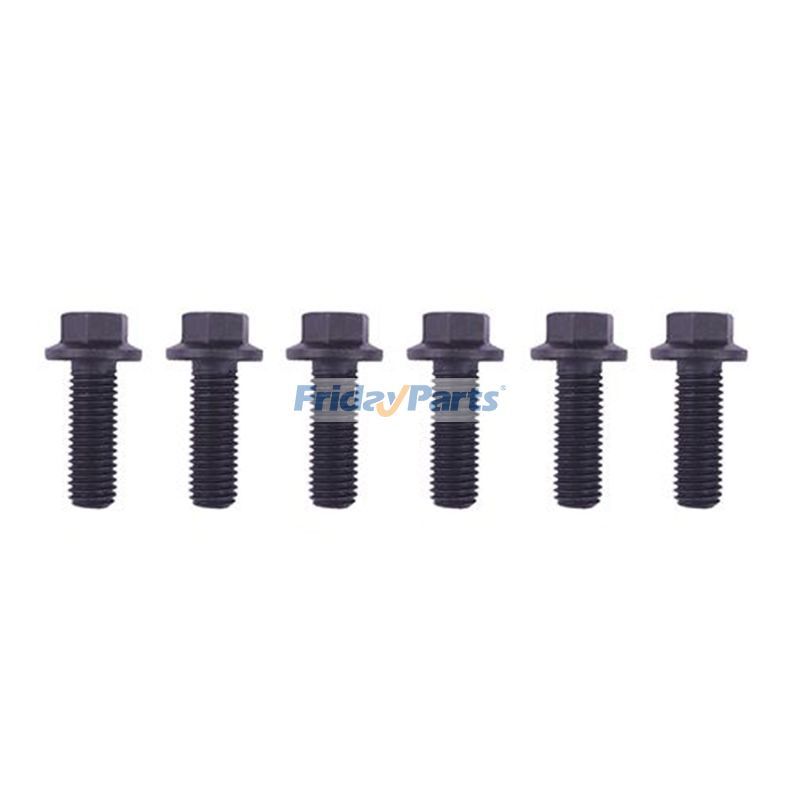 6 Pieces Hexagon Head Cap Screw 3093752 for Cummins Engine 4B3.9 6B5.9 QSK23 QST30