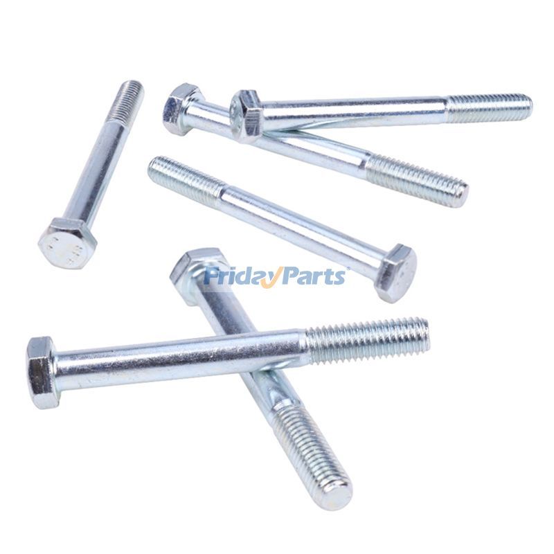 6 Pieces Hexagonal Head Screw M124721 for John Deere Tractor 325 335 345 GT242 GT262 GT275 GX345