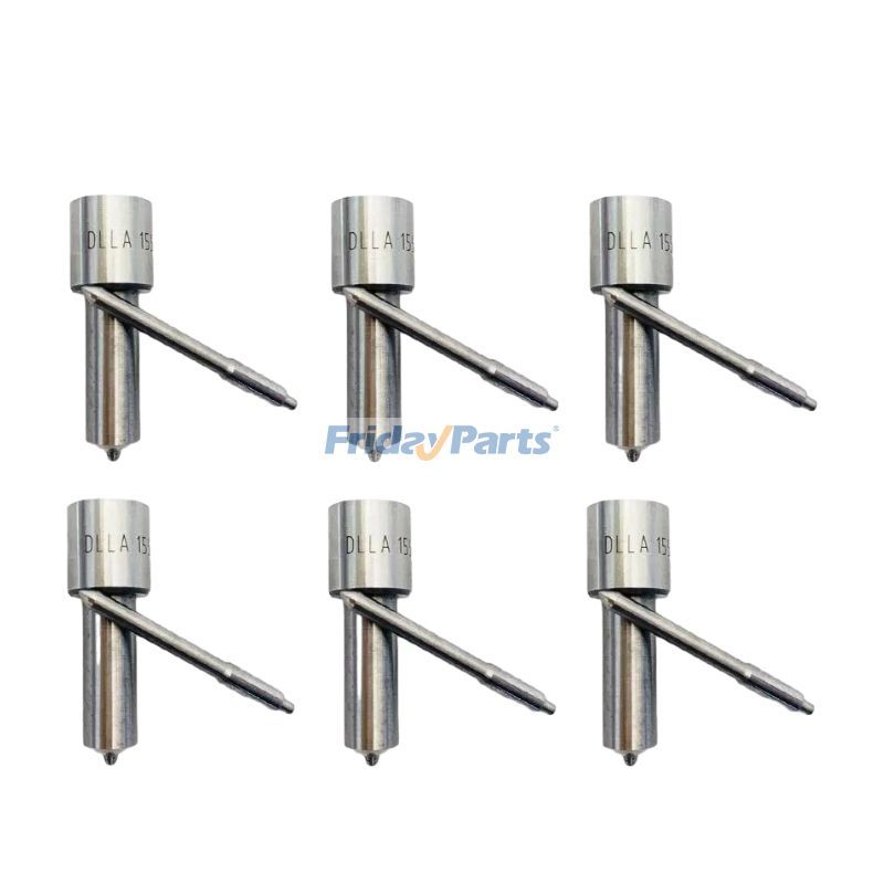 6 Pieces Injection Nozzle 65.10102-6058 for Doosan Excavator TXC300-1 SOLAR 300LL SOLAR 300LC-V Loader TXL300-1 MEGA 300-V