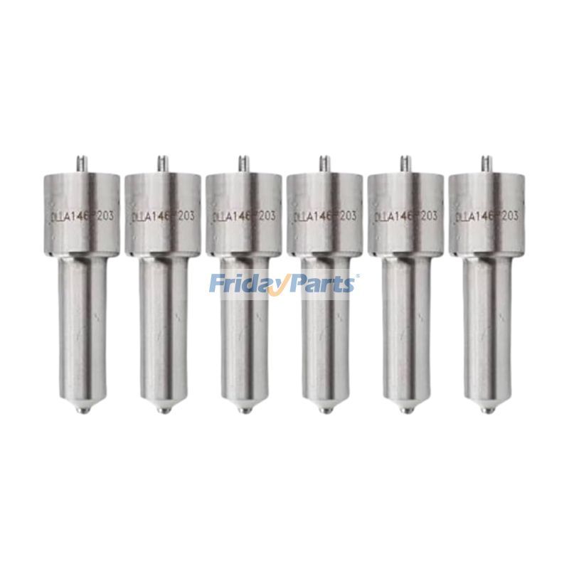 6 stück Injektor Düse DLLA146P203 für Doosan Motor P158LE P180LE P222LE