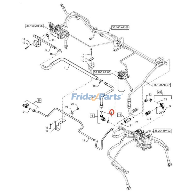 O-Ring for Loader,Motor Grader,Telehandler,Tractor,Other Agricultural Equipment