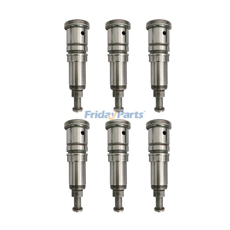 6 Pieces P48 Fuel Injection Pump Plunger 134101-6320 for Mitsubishi Fuso Engine 6D22 6D22T