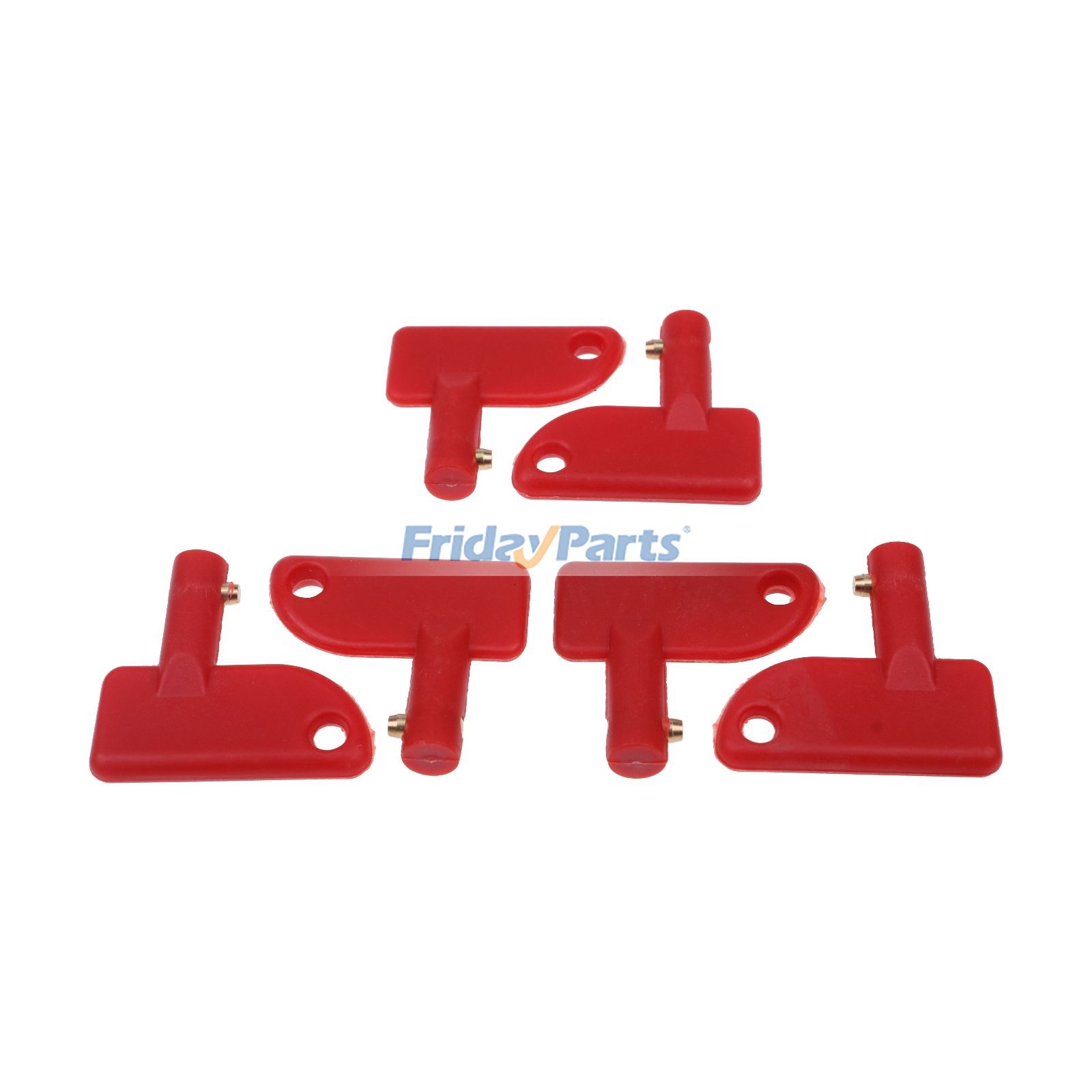 6 Stück Ersatz Mini Red Key für Batterietrennschalter Trennschalter Power Kill Switch