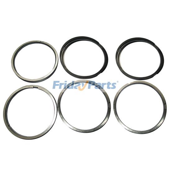 For Mitsubishi S6K S6KT Caterpillar Excavator E320 E320C Piston Ring 6 Unit 1 Set