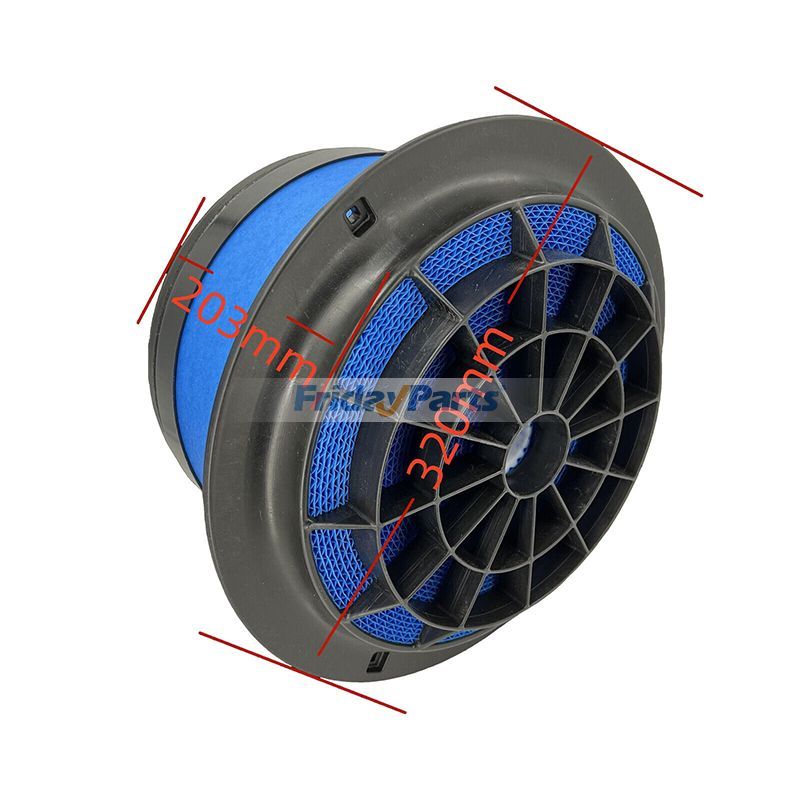 6-teiliger Luftfilter P607955V für Freightliner Cummins Thomas Western Star 2000-2022für Für andere Marken