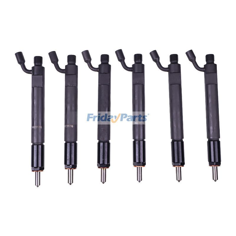 6Pcs Fuel Injector 3802098 for Cummins Engine 6C8.3 ISC QSC8.3