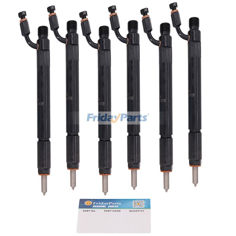 6Pcs Fuel Injector 4025299 for Cummins Marine 450C 6CTA 8.3L M3 6C8.3