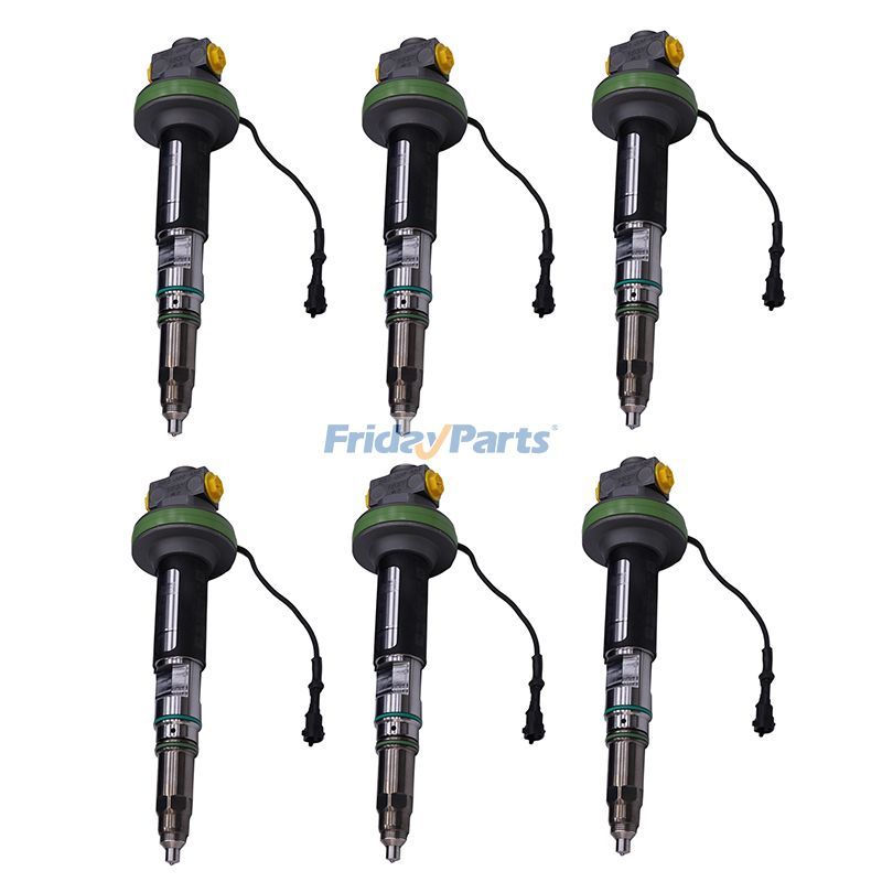6 inyectores de combustible 4964171 4955525 para motor Cummins QSK19 K19 K38 para Motor