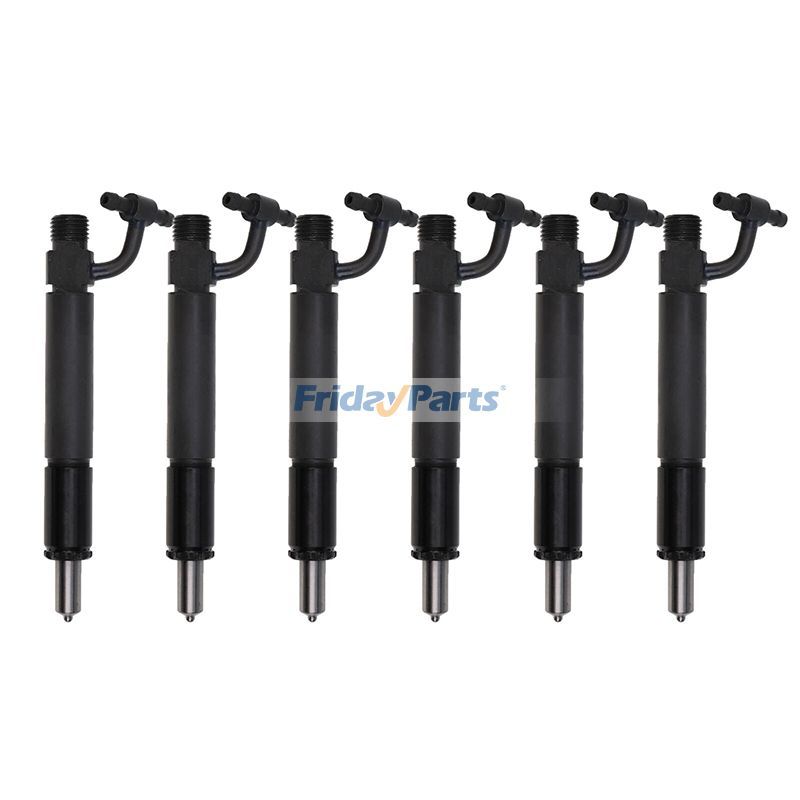 6 Stück Einspritzdüsen 687372C91 749945C91 für CASE-Motor D-414 D-436 D-466 DT-414 DT-436 DT-466 DT-466B DTI-466 DTI-466B DTI-466C Kombinieren 1660 1670 1680