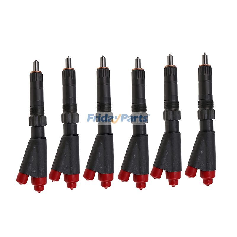 6 Pieces Fuel Injector AR53091 SE500098 SE501107 AR51985 for John Deere 4320 4430 4520 4620 5200 644A 6602 690 690B 6404