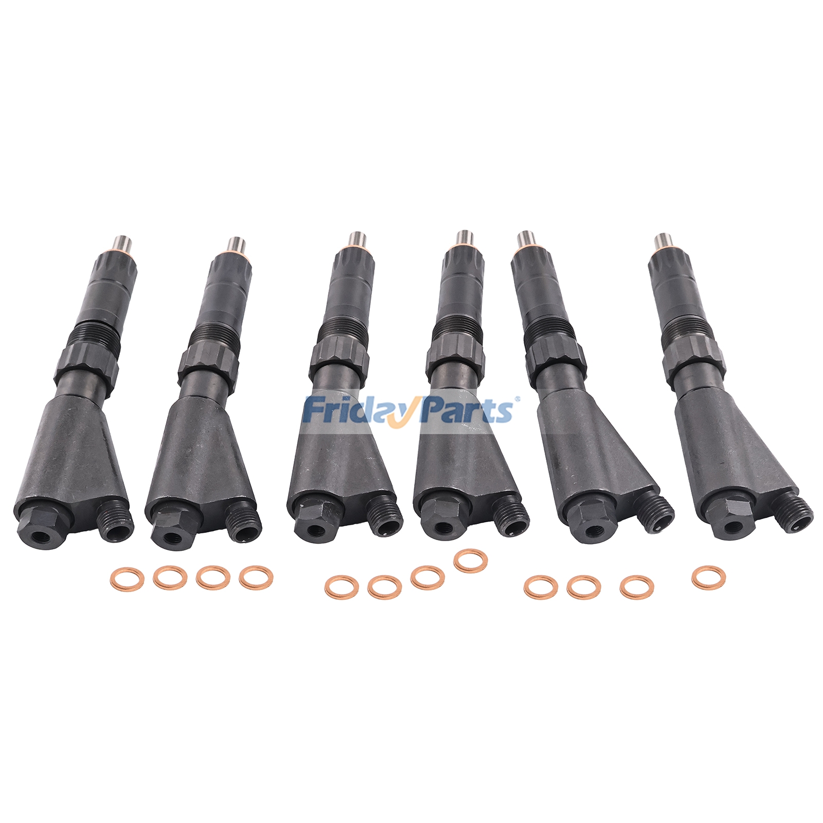 Bosch用,JOHN DEERE用用ジョンディアエンジン6404トラクター4320 4430 4520 4620 5200ローダー644Aコンバイン6602 7700ショベル690 690B用燃料インジェクター6個セット（品番：AR53091、SE500098、SE501107、AR51985）