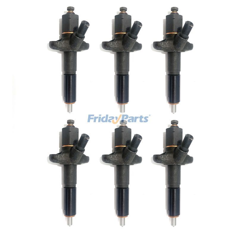 6Pcs Fuel Injector D8NN9F593DB for Ford New Holland Tractor