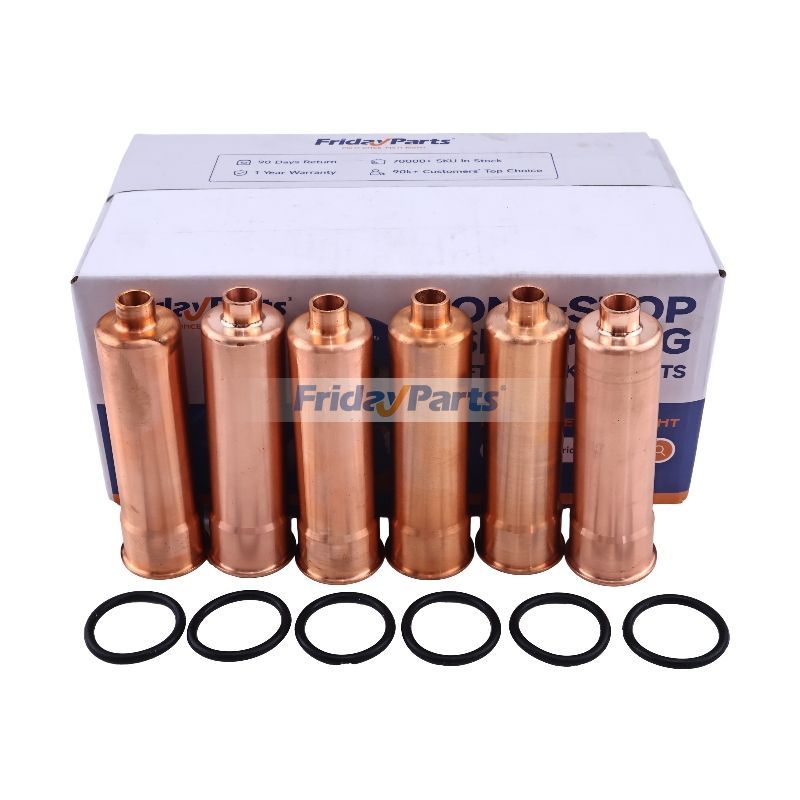 6 stück Injektor Hülse 65032050002 für Doosan Daewoo Motor D2366 DE12