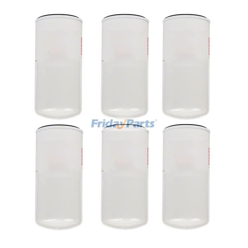 6 filtros de aceite enroscables compatibles con Baldwin B7577, WIX 51749, Fleetguard LF3410, LF777 y P550777