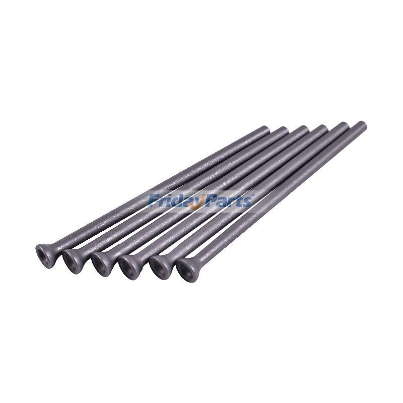 6 piezas de varillas de empuje 16241-15114 16241-15110 16241-15111 para motor Kubota D1105 de FridayParts