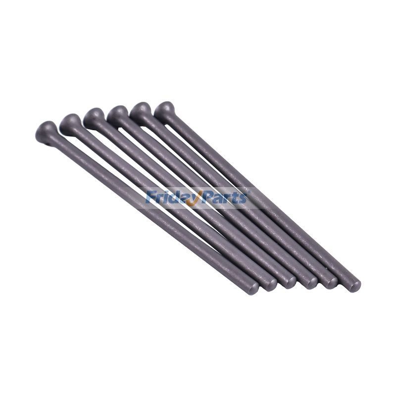 6 piezas de varillas de empuje 2500949 para motor Kubota D1105 D1105-E4B Jacobsen Fairway Mower SLF1880 LF510 Cushman Truckster Haulster Sprayte Para Jacobsen