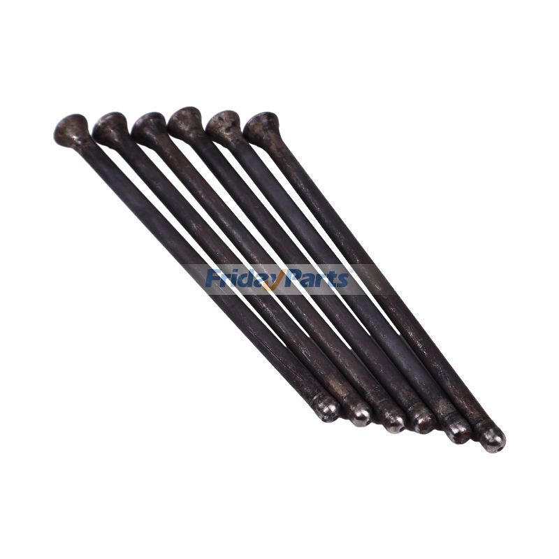 Lot de 6 tiges de poussée 5001890 pour moteur Kubota D722 D722-E3B Jacobsen Groom Master II Tri-King Greens King IV G-Plex III et GP400pourPour Jacobsen