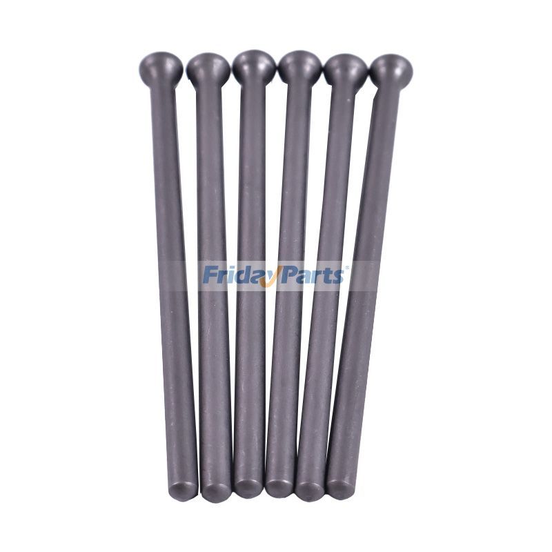 6 Pieces Push Rods 6657515 for Kubota Engine D1005 D1105 Bobcat Loader B100 B200 B250 BL275 463 553 S100 S70 Excavator 428 425 E25 E26 E27 E27Z