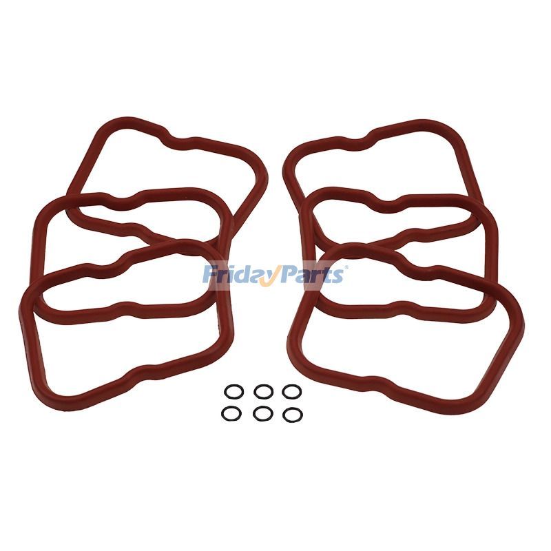 6Pcs Rocker Cover Gasket for Excavator