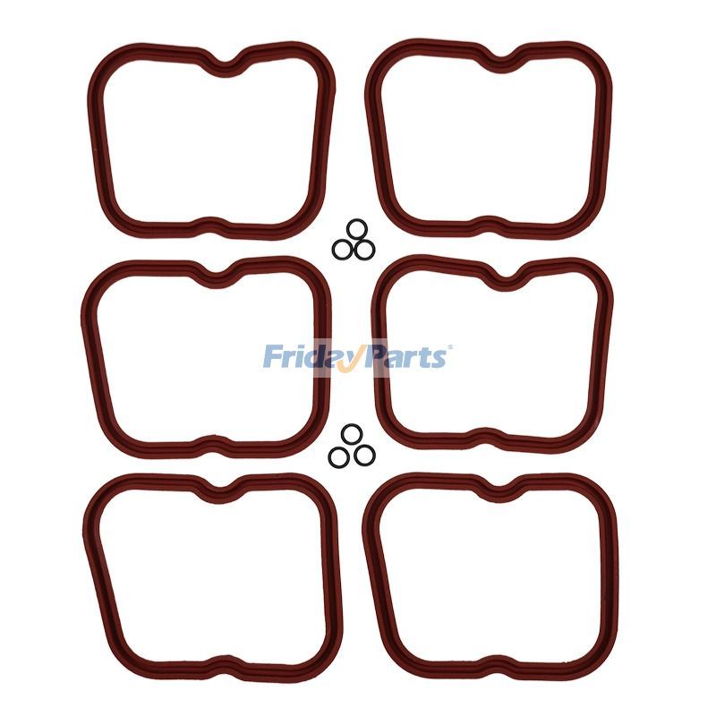 Excavator 6Pcs Rocker Cover Gasket