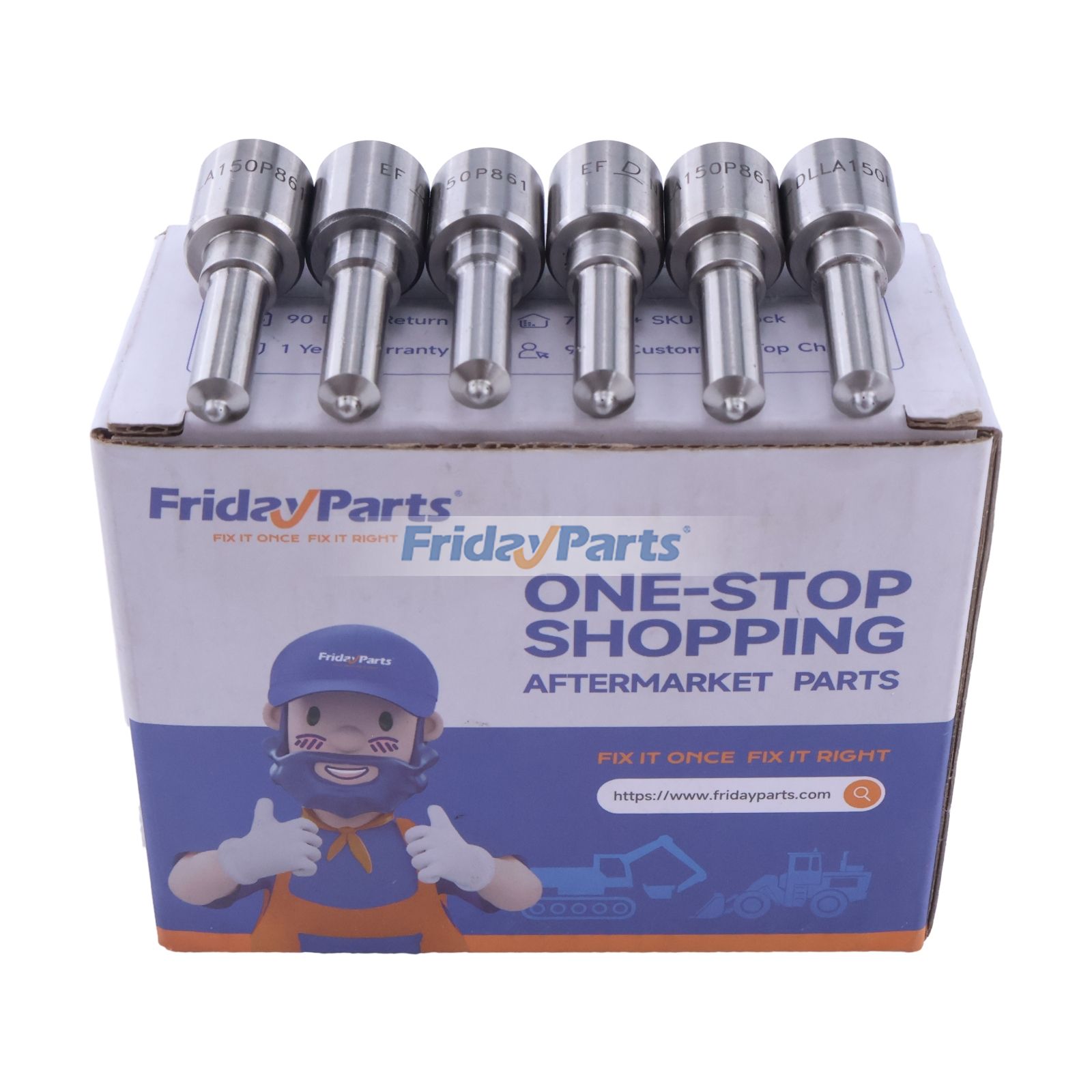 6Pieces Fuel Injector Nozzle 23620-78761-71 for Toyota Engine 13Z 14Z Forklift 02-7FD35 02-7FD40 02-7FD45 02-7FDA50 02-7FDK40 42-7FD35