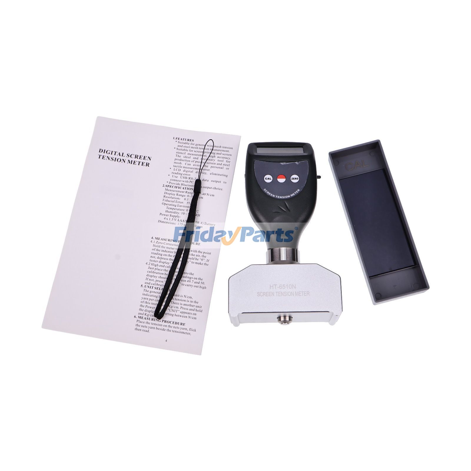 Tensiómetro digital para serigrafía HT-6510N de 7 a 40 N/cm para pruebas de tensión de mallas de alambre y de acero Para OTRA MARCA