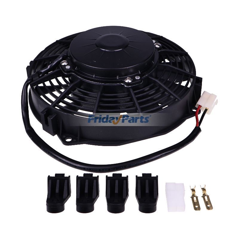 Replacement for Spal 7.5" Low Profile Pusher Electric Fan 30100393 VA14-AP7/C-34S 437 CFM Straight Blades