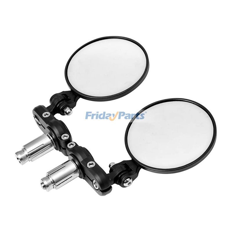 2個 7/8インチ 22mm ユニバーサルアルミラウンドバックミラー ATV クワッドスクーター スクーターミラー ほとんどのハーレー用