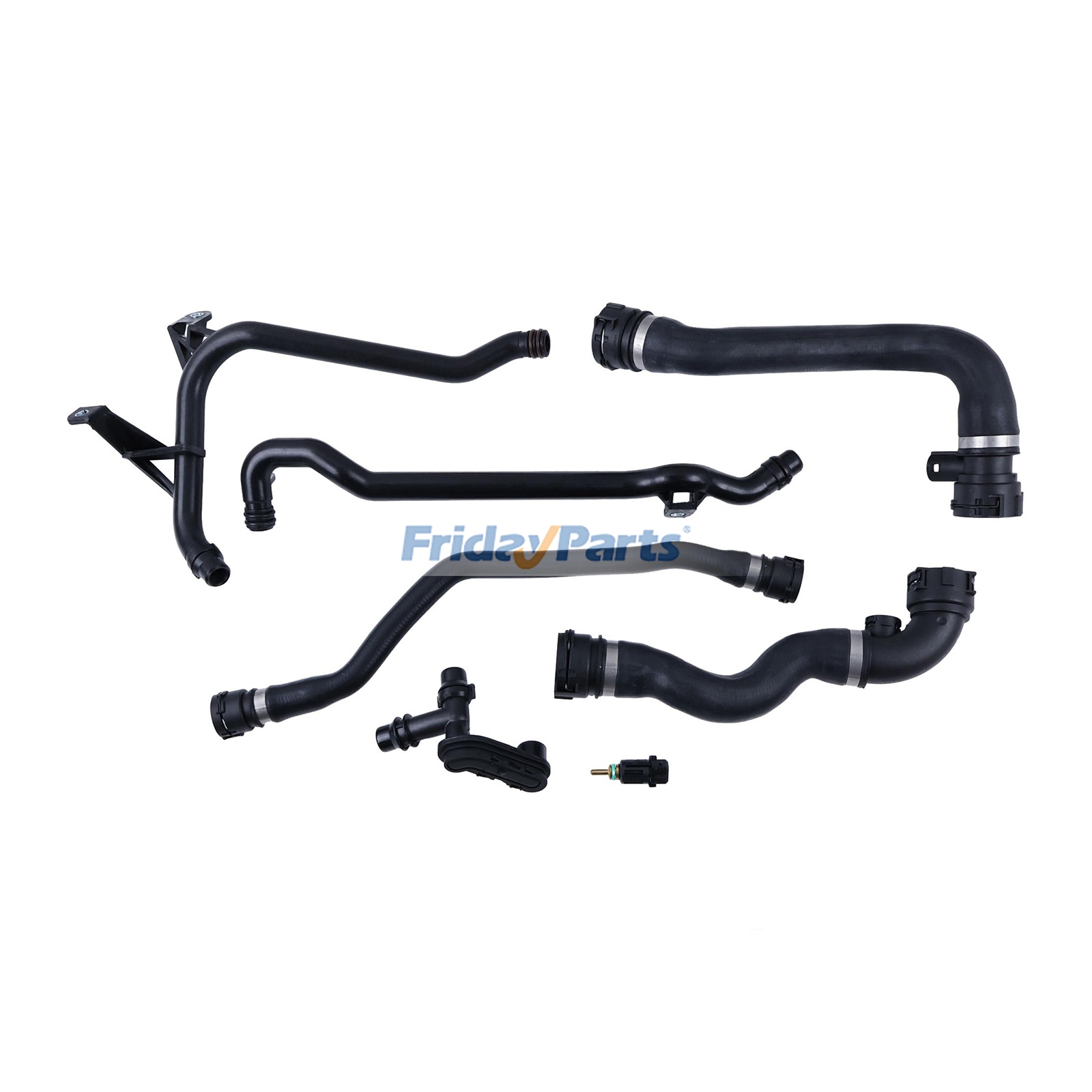Kit tubi flessibili per radiatore del liquido di raffreddamento del serbatoio di espansione di FridayParts