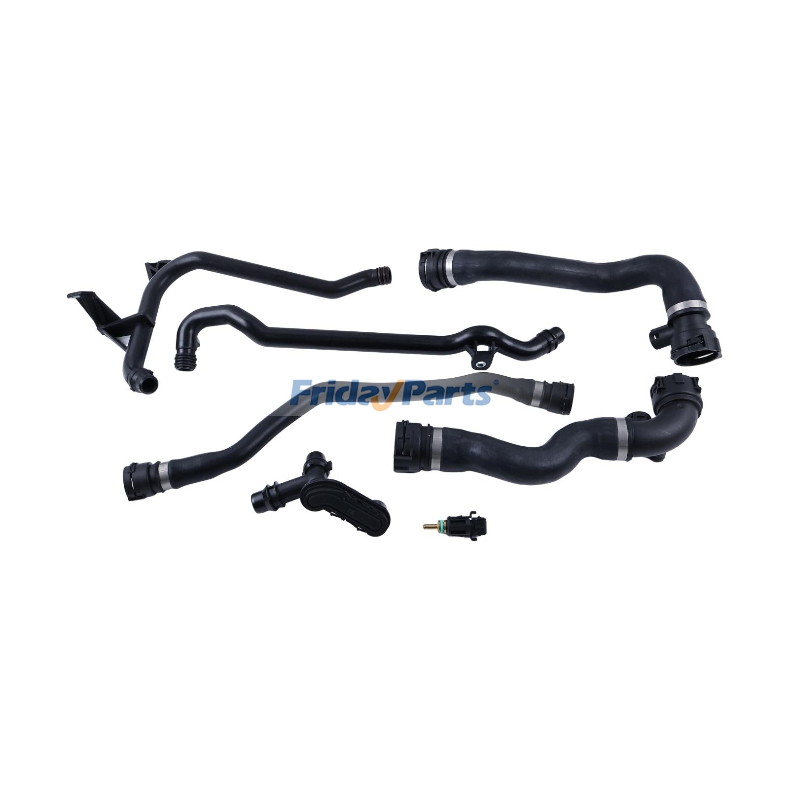 Kit di 7 pezzi per tubo flessibile del radiatore del liquido di raffreddamento del serbatoio di espansione per BMW 323Ci 323i 325Ci 325i 325xi 328Ci 328i 330Ci 330i 330xi per Per BMW