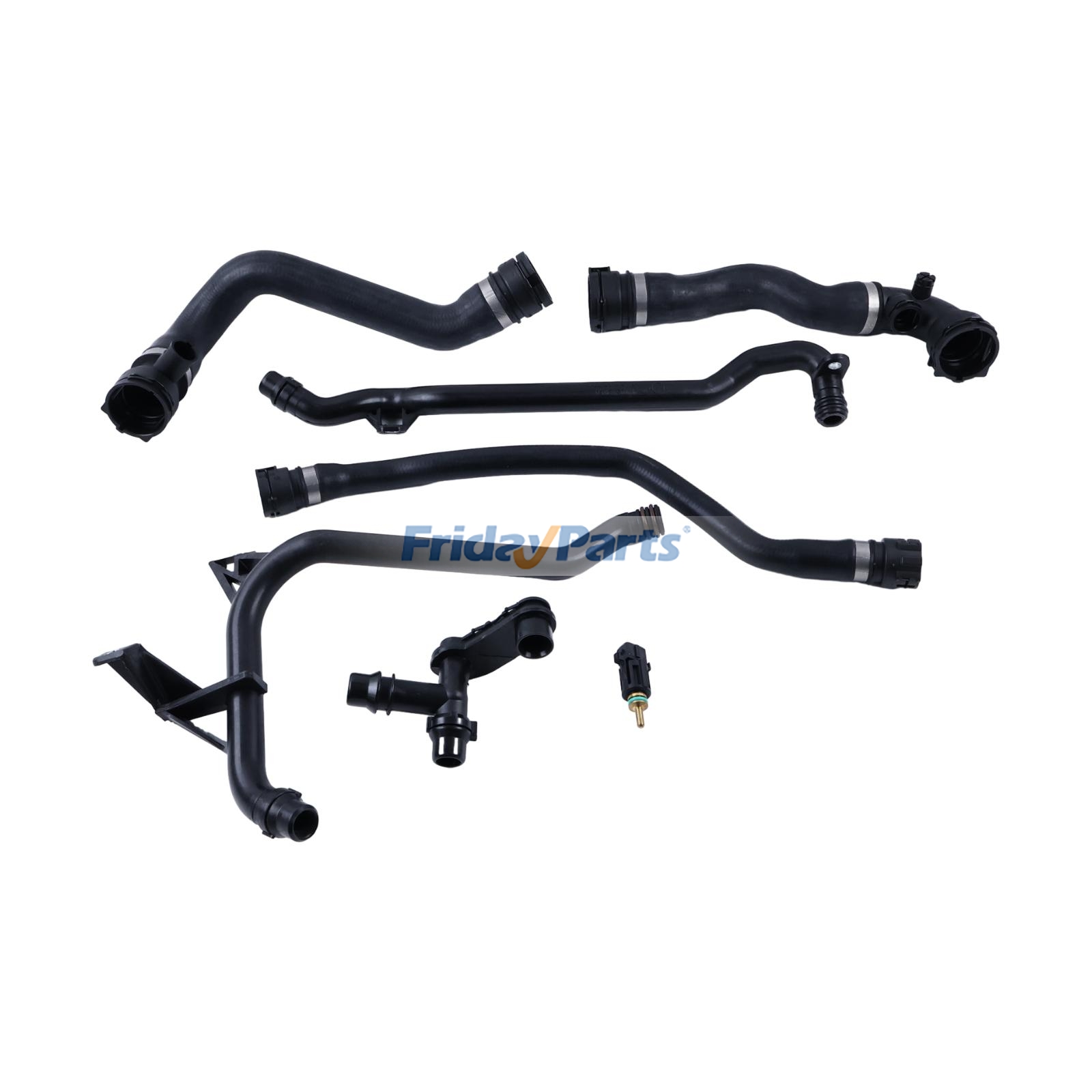 Zestaw 7 węży do chłodnicy płynu chłodzącego do zbiornika wyrównawczego BMW 323Ci 323i 325Ci 325i 325xi 328Ci 328i 330Ci 330i 330xi