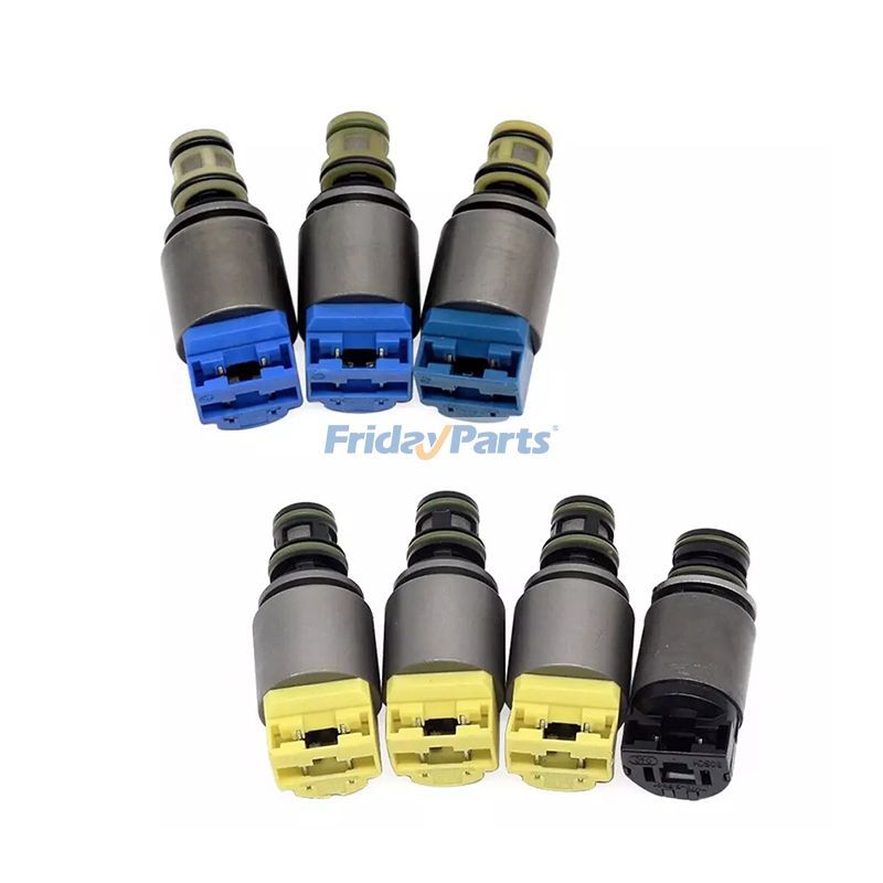 7 Pieces Transmission Solenoid Valve 1068298044 6HP19 6HP26 6HP32 for BMW X5 E9 325i Jaguar XF XFR