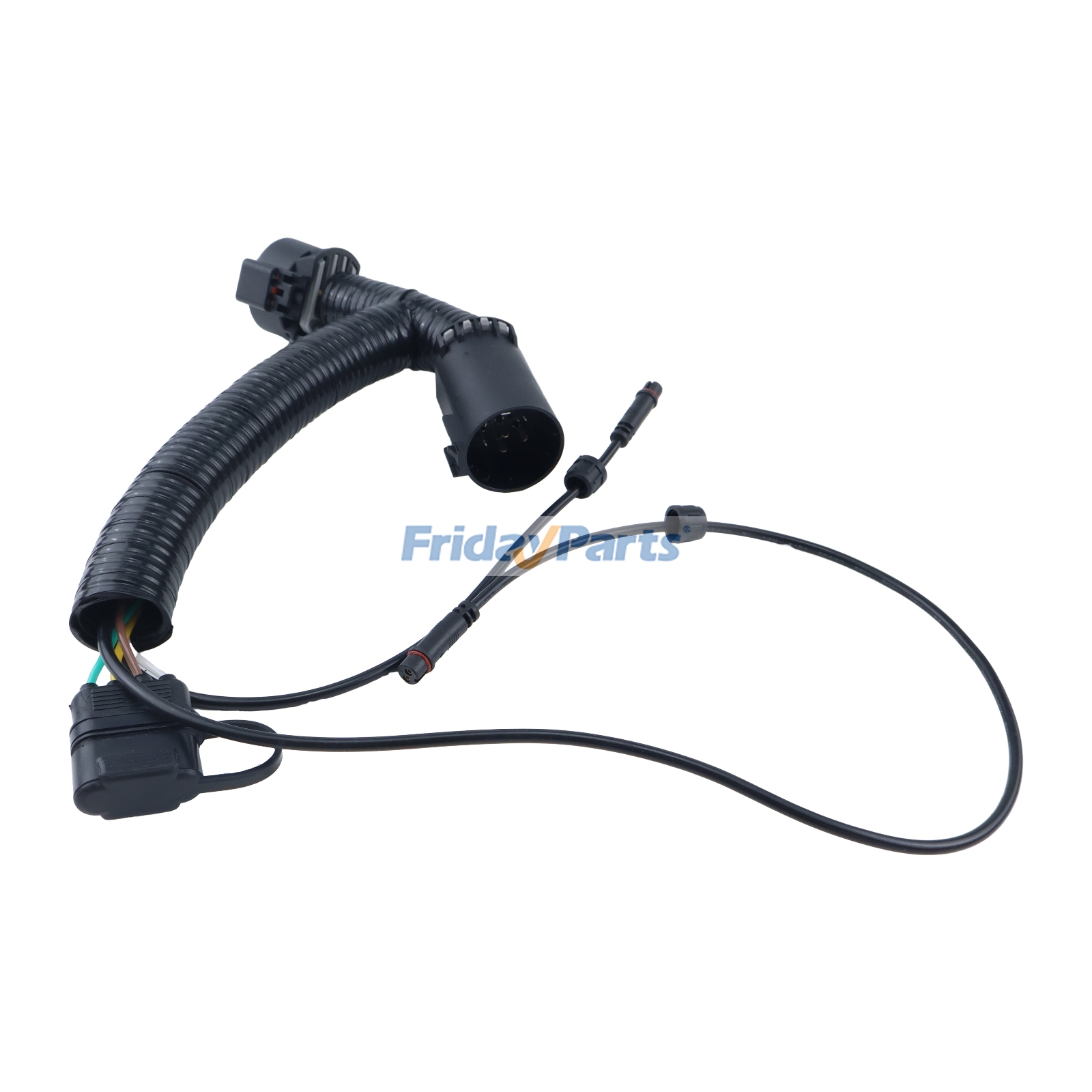 Conector adaptador de chicote elétrico para reboque de 7 pinos 6113-504 para Jeep Gladiator 3.0L 3.6L V6 2020-2025 FridayParts