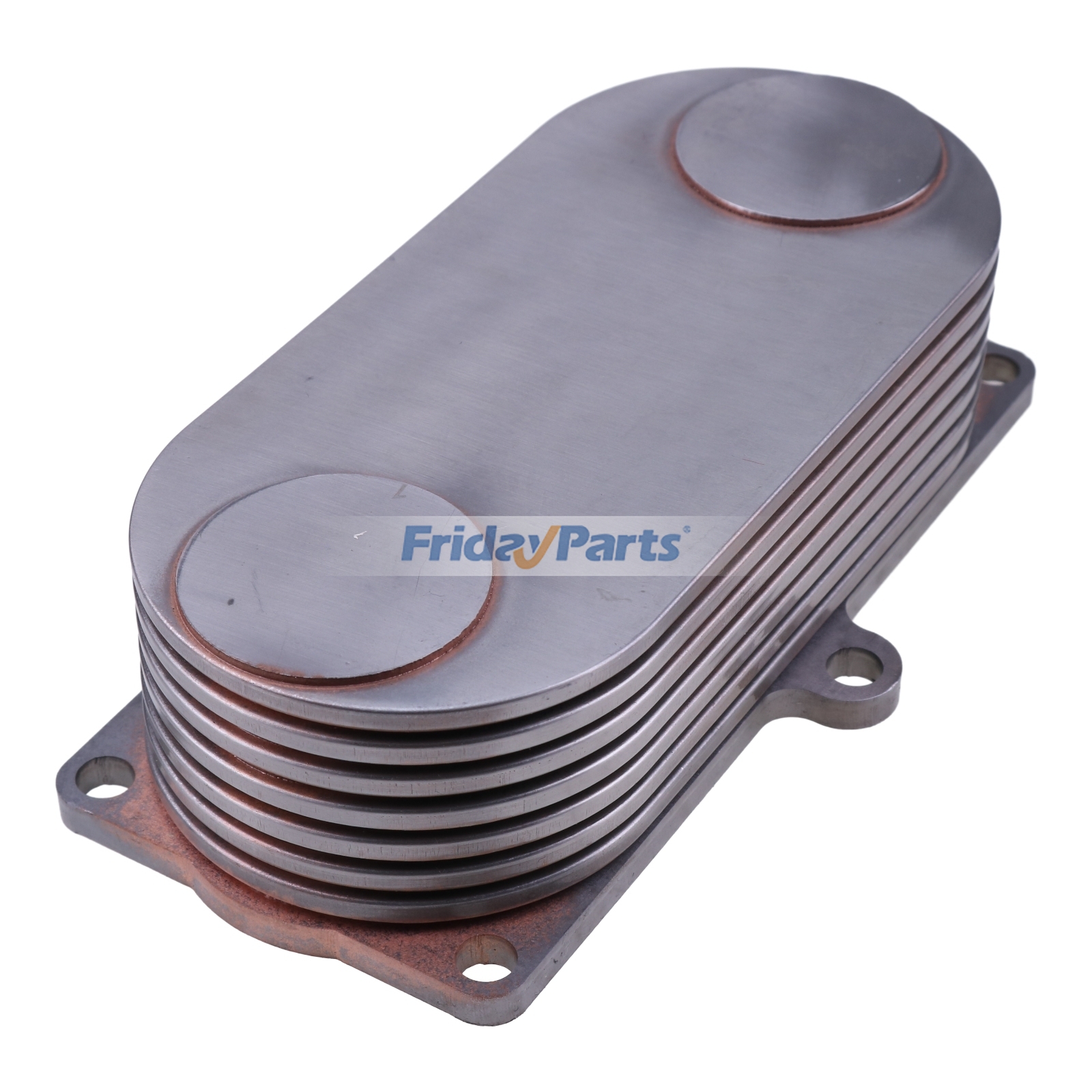 7 Plate Oil Cooler RE560752 RE56690 for John Deere Engine 4045 6068 Tractor 6100M 6110M 6120M 6130M 6140M 6155M 6175M 6195M Excavator 160LC 180GLC 200CLC
