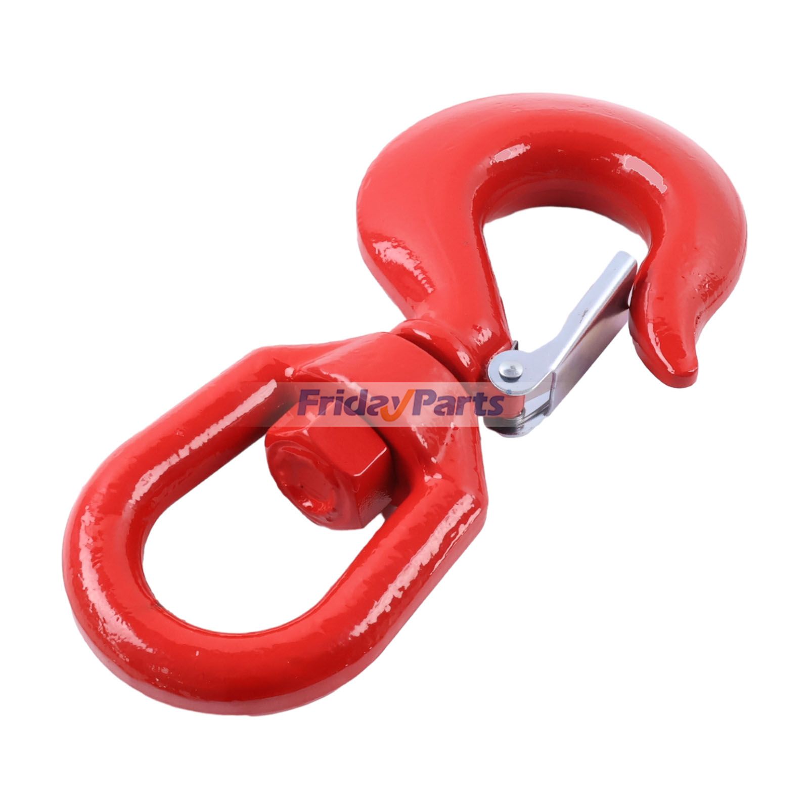 7 Tonnen Sicherheitswirbelhaken 334/E4060, rote Hardware-Einheit, Ersatzmetall für JCB-Baggerlader, Teleskoplader, Kran