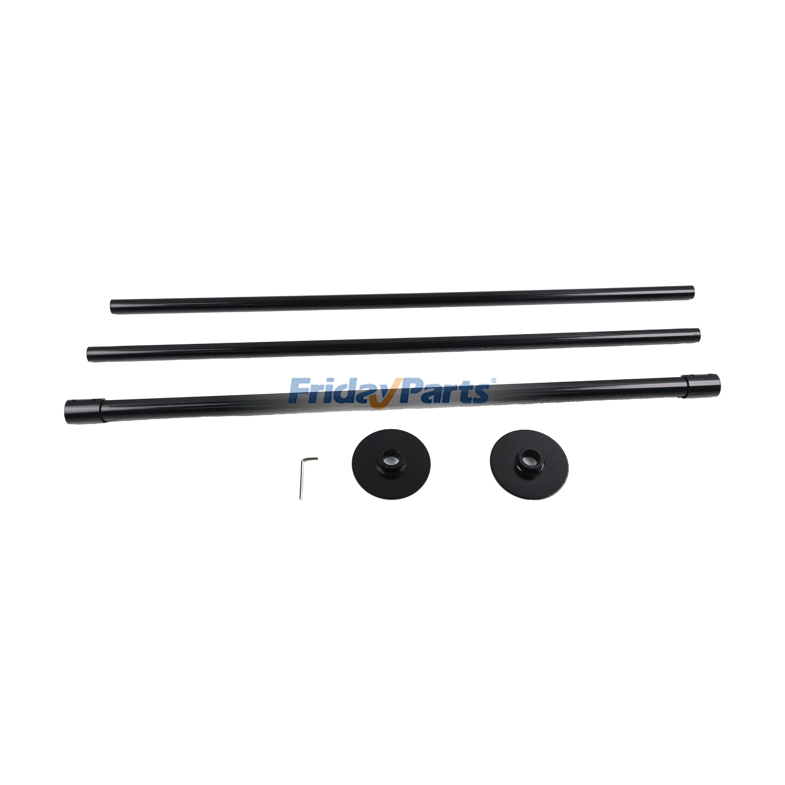 7'x14' Rear Anti-Sail Bow Kit Without Tarp for Dump Trailer