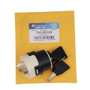 イグニッション スイッチ、キー 2 本付き 701/80184 701/45500、JCB ローダー 2CX 3CX 4CX 掘削機 8014 8018 8027 8055 8015 8016 8018 8017 8080 用