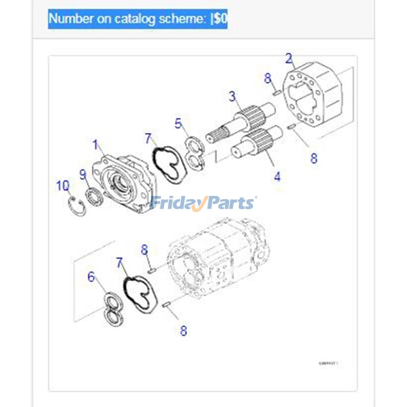Hydraulic Gear Pump Assy Dump for Off-Road Truck
