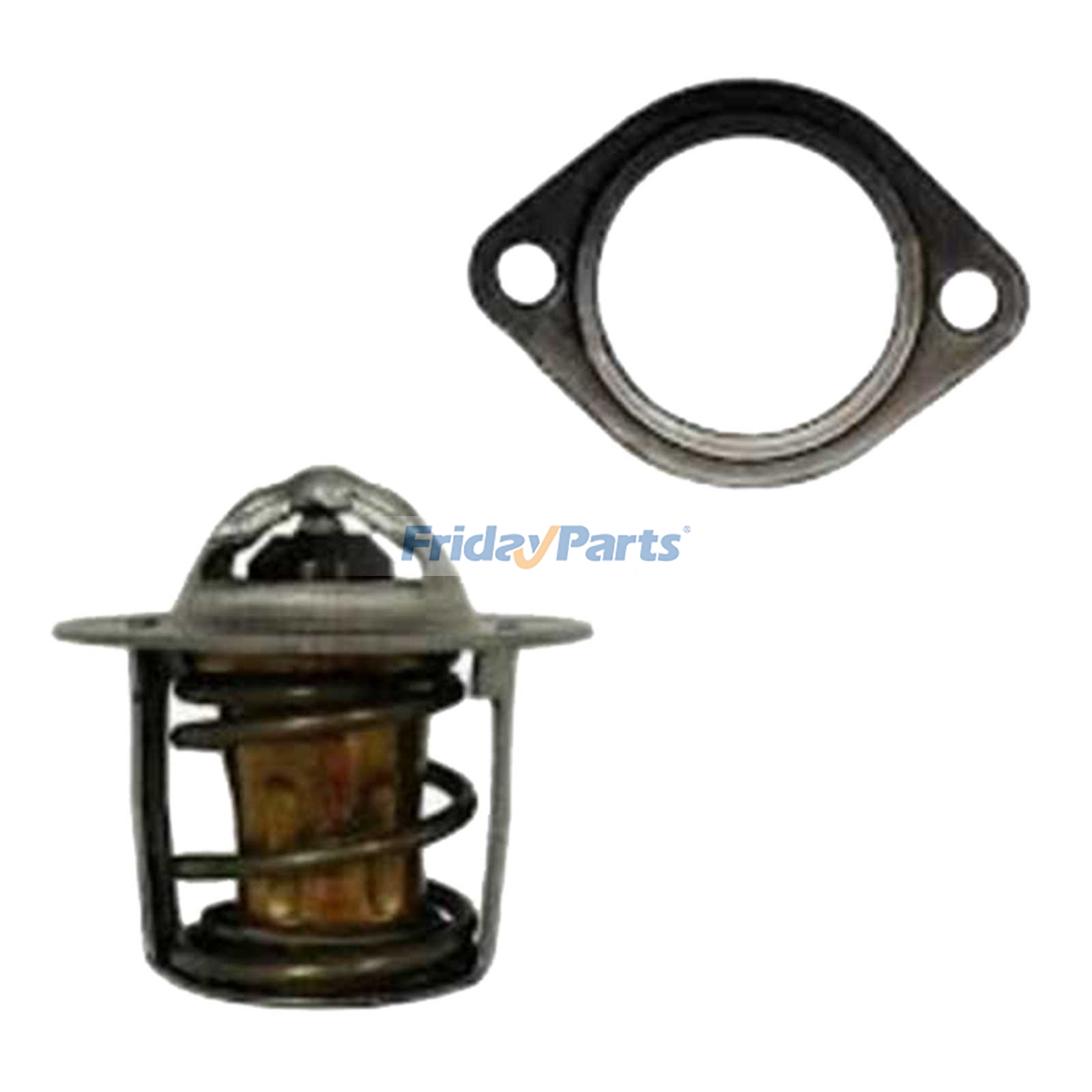 71° Thermostat With Gasket 15531-73013 for Kubota Engine D722 Tractor B1550 B1700 B1750 B20 B2100 B2150 Mower F2000 F2260 GF1800 ZD18