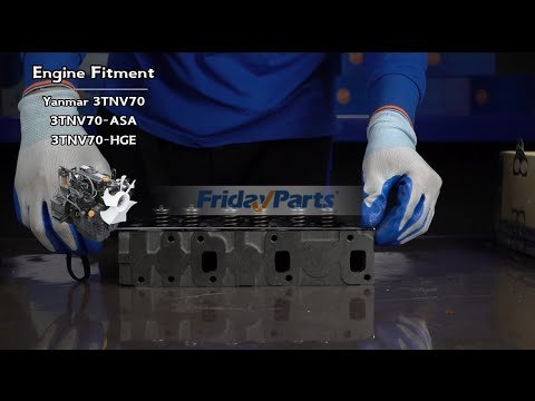Cylinder Head with Full Gasket Kit YA-119515-11750 for Yanmar Engine 3TNV70 Cub Cadet UTV 465 466 467 46F 46G for less