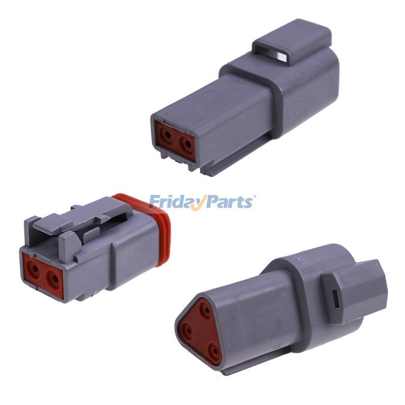 Kit de conectores Deutsch DT DT04/06-2P/2S/3P/3S/4P/4S/6P/6S/08PA/08SA/12PA/12PS para kit de contatos estampados 14 16 18 20 AWG FridayParts