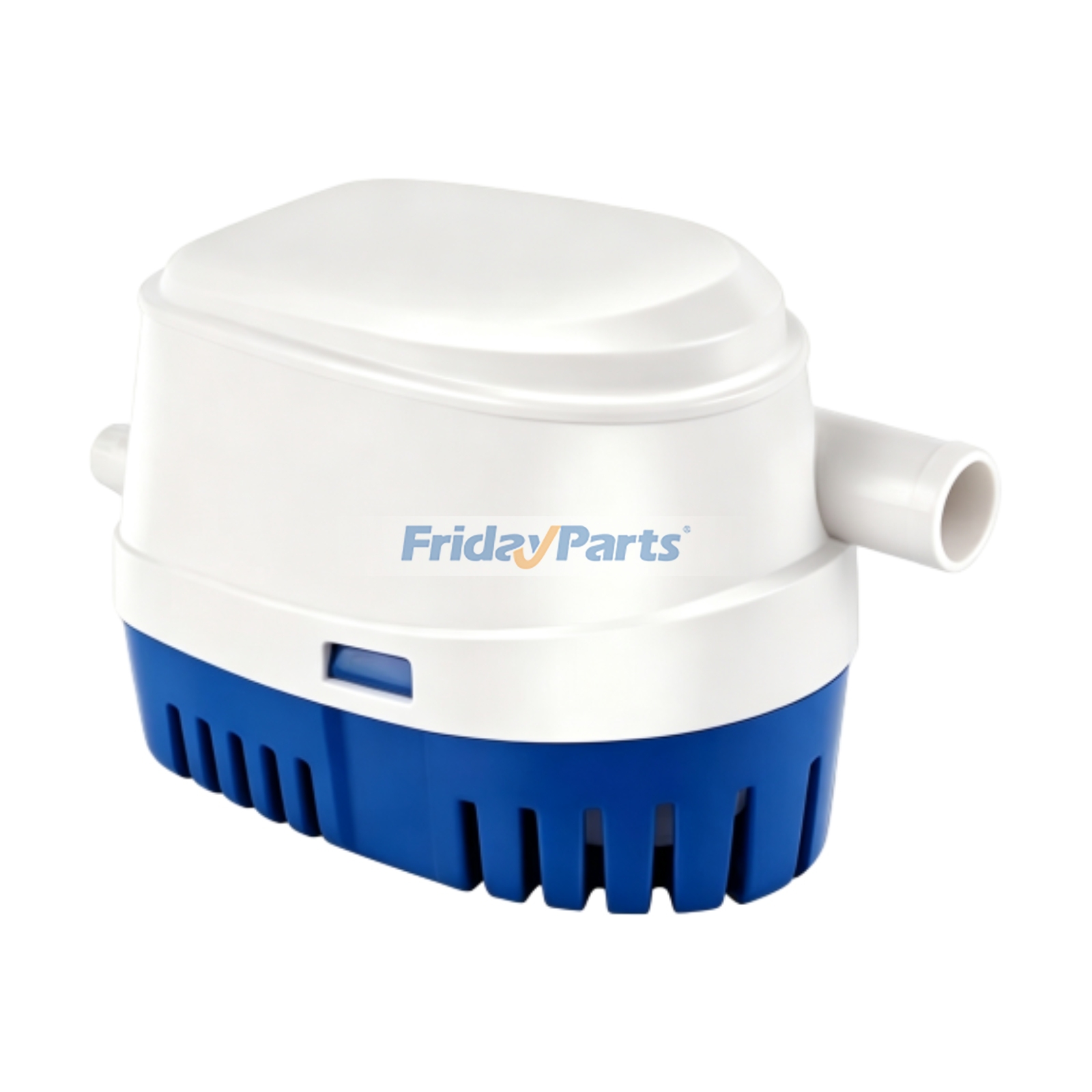 750GPH 12V Automatic Bilge Pump with Built In Float Switch 3/4 Inch Hose Outlet Stainless Steel Shaft