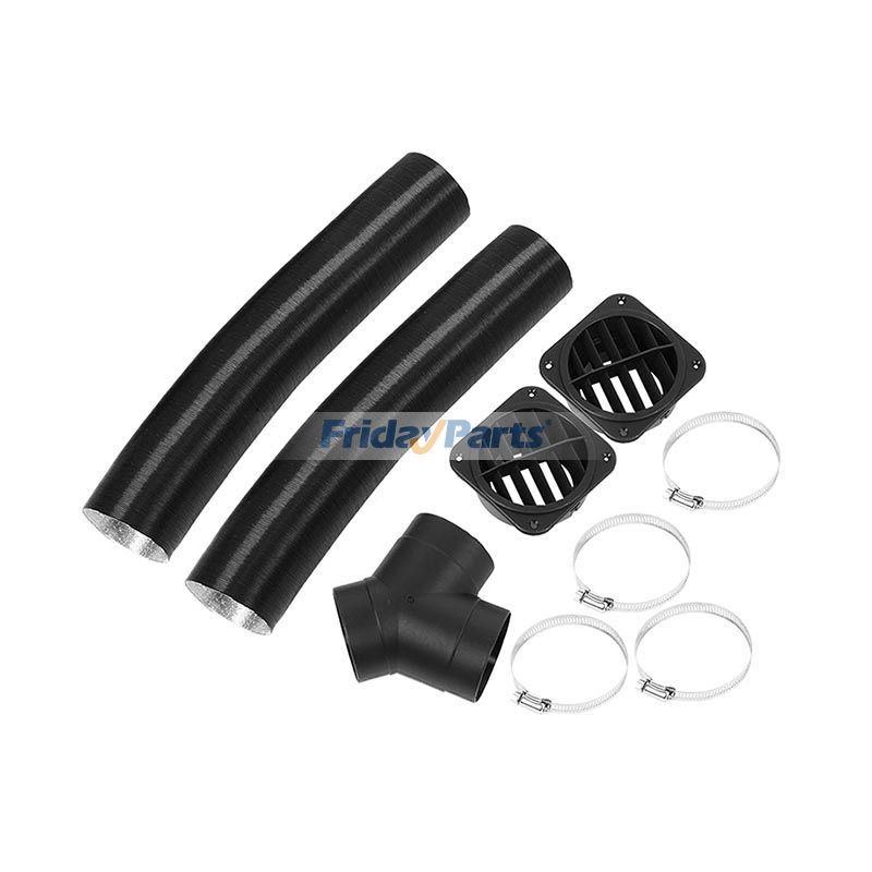 Kit de conduit de sortie d'air chaud pour chauffage diesel de voiture de 75 mm 102114340000 pour Webasto