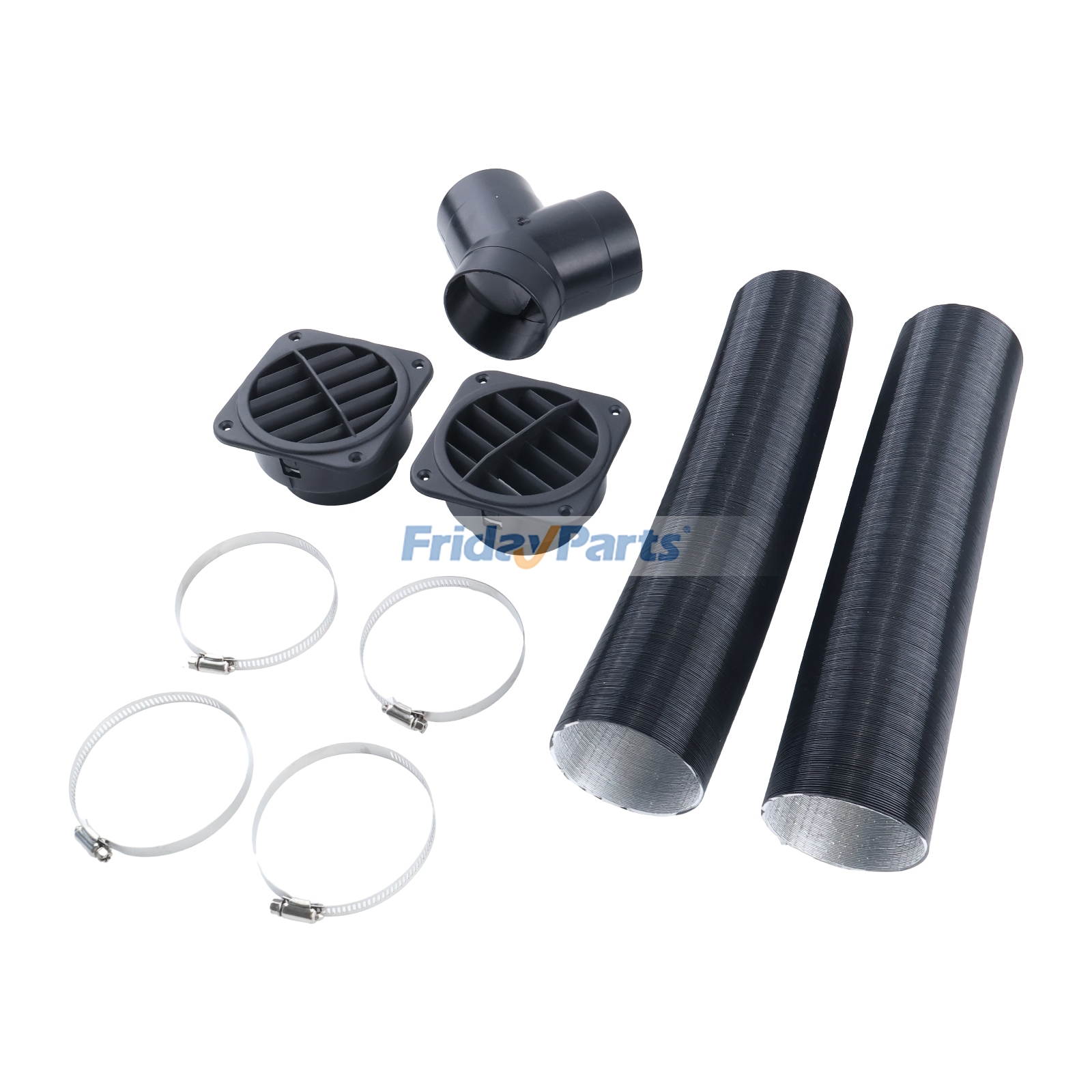 75mm Car Diesel Heater Pipe Ducting Warm Air Vent Outlet Kit in Stock in China,China Stock